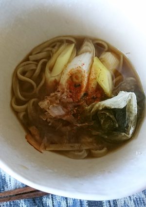 煮物お出汁DEお蕎麦-レシピのメイン写真