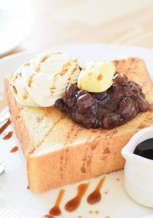 ～朝ごはんを幸せに～簡単な小倉トースト！-レシピのメイン写真