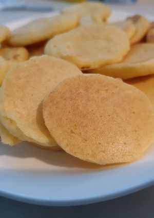 りんごと人参と豆乳の米粉パンケーキ-レシピのメイン写真
