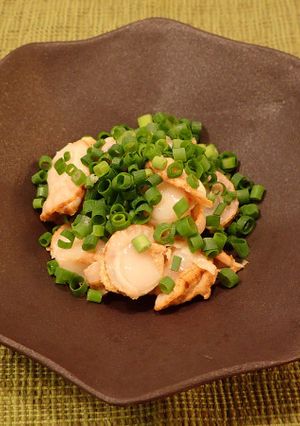 ホタテねぎポン酢-レシピのメイン写真