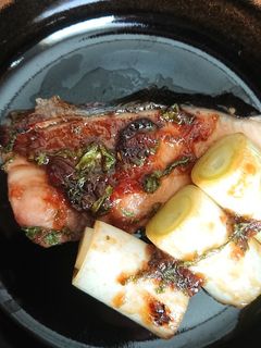 ぶりの梅しそ照り焼き-レシピのメイン写真