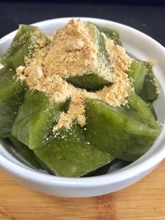 オオバコわらび餅(抹茶)-レシピのメイン写真