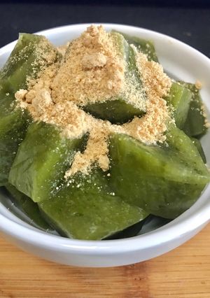 オオバコわらび餅（抹茶）-レシピのメイン写真