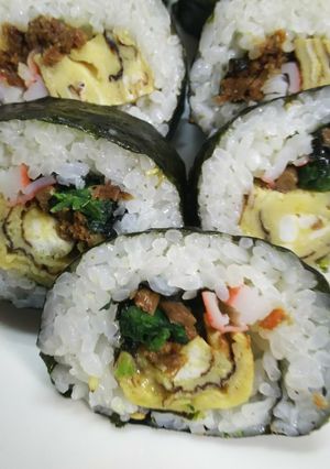 お手軽 キンパ-レシピのメイン写真