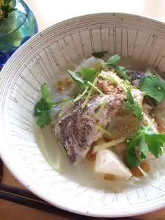 真鯛のスープ春雨酸辣湯風-レシピのメイン写真