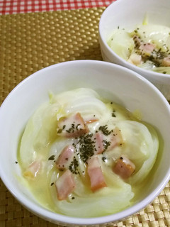 ★美味しい*サラダ玉ねぎチーズ蒸し*♪-レシピのメイン写真