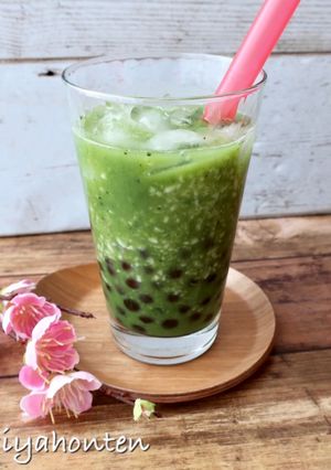 抹茶あま酒タピオカ-レシピのメイン写真