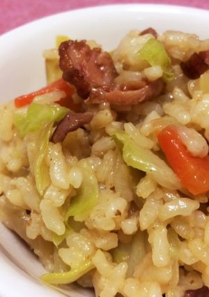 鴨肉のお腹いっぱい炒飯-レシピのメイン写真