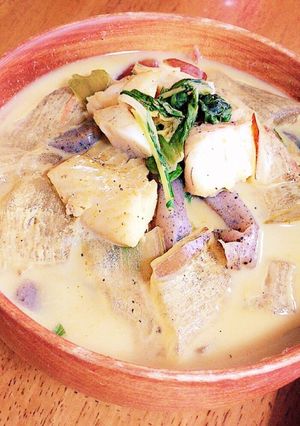 156カロリーの満腹イエローカレーうどん-レシピのメイン写真