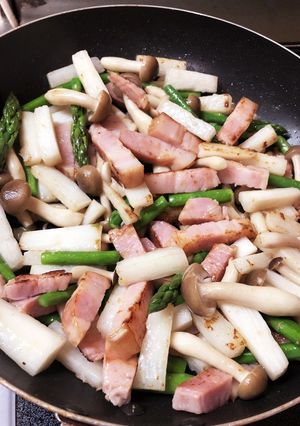 バターじょうゆ炒め-レシピのメイン写真