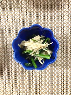 レンジでほうれん草とえのきのおひたし-レシピのメイン写真