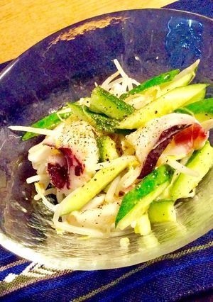 イカの梅えサラダ-レシピのメイン写真
