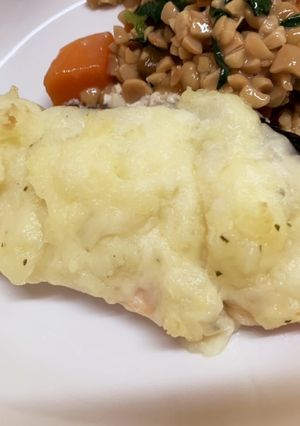 乗せて焼くだけ！さけのポテト焼き＊-レシピのメイン写真