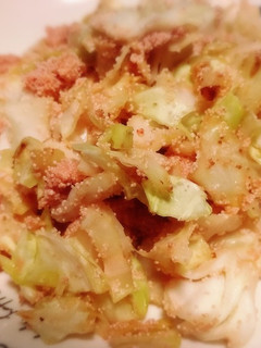 キャベツ消費作り置きに。キャベツ明太子-レシピのメイン写真