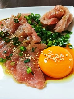 簡単 マグロのユッケ風-レシピのメイン写真