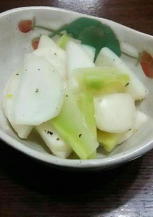かぶとブロッコリーの洋風レモンマリネ。-レシピのメイン写真