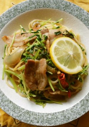 うま塩生姜焼きパスタ-レシピのメイン写真