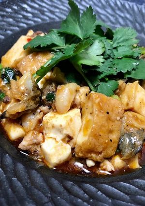 香菜海鮮麻婆豆腐-レシピのメイン写真