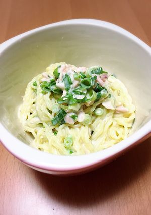 ツナマヨ和え麺-レシピのメイン写真