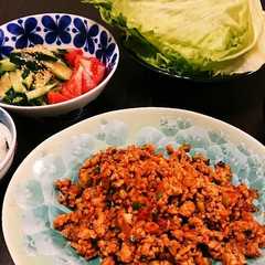 簡単✨辛ウマ❗肉味噌レタス包み-レシピのメイン写真