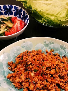 簡単✨辛ウマ❗肉味噌レタス包み-レシピのメイン写真