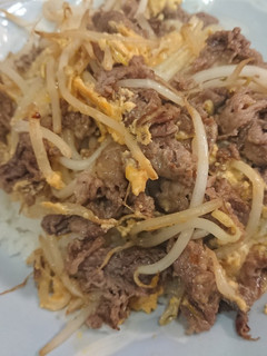 牛肉の卵とじアレンジ丼!-レシピのメイン写真