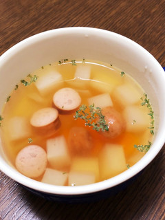 コロコロ野菜のコンソメスープ煮-レシピのメイン写真