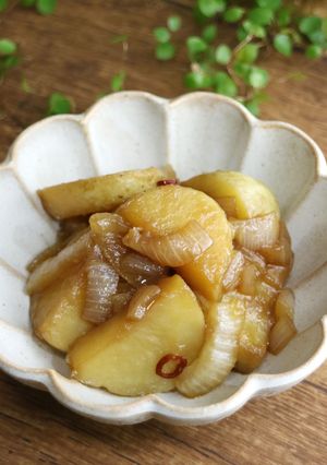 新々！じゃが芋と玉ねぎ炒め-レシピのメイン写真