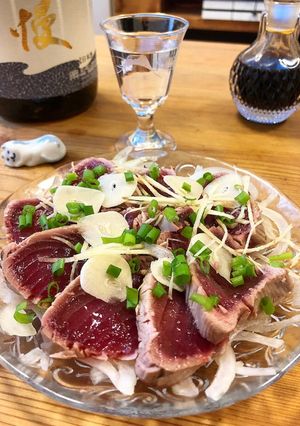 カツオの揚げタタキ-レシピのメイン写真