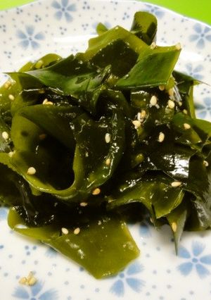 *ワカメの青じそドレッシング和え*-レシピのメイン写真