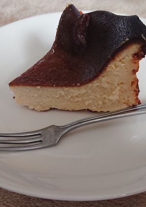 バスク風チーズケーキ-レシピのメイン写真