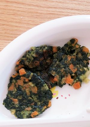 おやき パクパク食べる 離乳食 中期〜-レシピのメイン写真