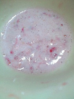 離乳食・デザート■いちごミルク-レシピのメイン写真