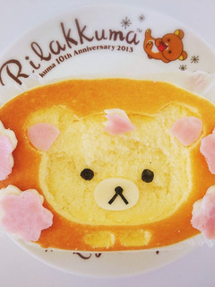 北海道チーズ蒸しケーキ♪コリラックマ♥️-レシピのメイン写真
