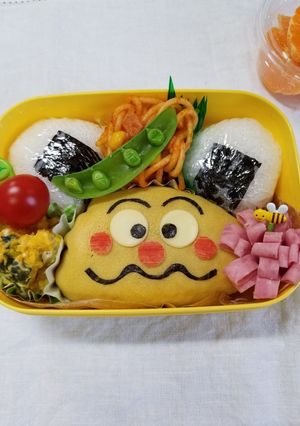 カレーパンマン☆キャラ弁☆オムレツ-レシピのメイン写真