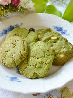 HMで簡単、抹茶クッキー2種♪-レシピのメイン写真