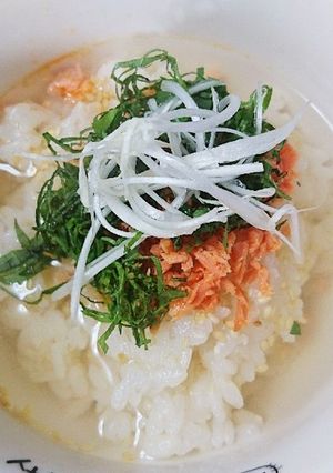 時間のない朝に！　即席♪サケ茶漬け-レシピのメイン写真