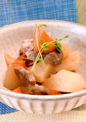 豚肩ロースと大根の煮物-レシピのメイン写真