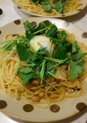 月一食べたい納豆パスタ-レシピのメイン写真