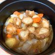 ストウブで無水お麩じゃが煮