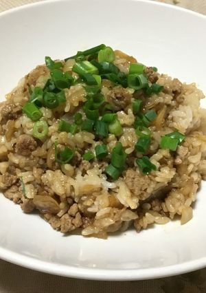 ひき肉のソースチャーハン-レシピのメイン写真