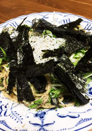 しらすと水菜の♡簡単ハマるパスタ-レシピのメイン写真
