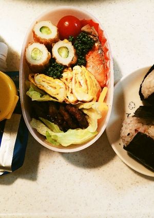 たんぱく質多めのお弁当①-レシピのメイン写真