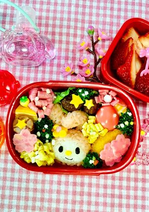 マイメロディ 弁当 キャラ弁 マイメロ-レシピのメイン写真