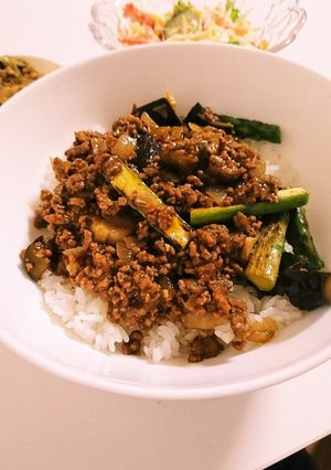 挽き肉と茄子のキーマカレー-レシピのメイン写真