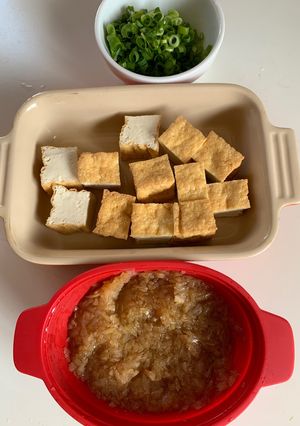 厚揚げ、新玉ねぎポン酢ソースがけ-レシピのメイン写真