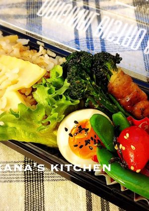 娘弁♪♪女子弁♪♪筍ご飯弁当♪♪-レシピのメイン写真