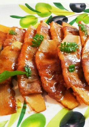 豚肉と筍の甘辛ソテー-レシピのメイン写真