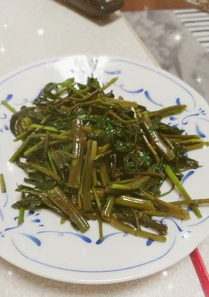 空芯菜のにんにく油いため-レシピのメイン写真