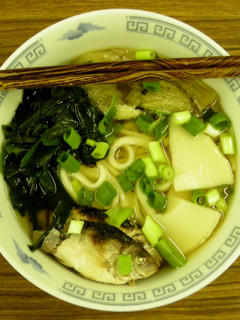 小鯛と筍のうどん(200円ランチ)-レシピのメイン写真